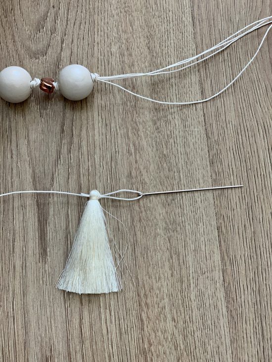 DIY Beaded Garland by Nikita Camacho Lifestyle and mommy blogger