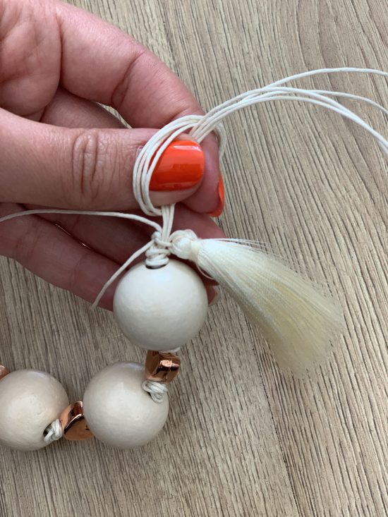 DIY Beaded Garland by Nikita Camacho Lifestyle and mommy blogger